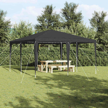 Tenda Party Antracite 400 x 400 x 266 cm Polietilene e Acciaio | homemem39