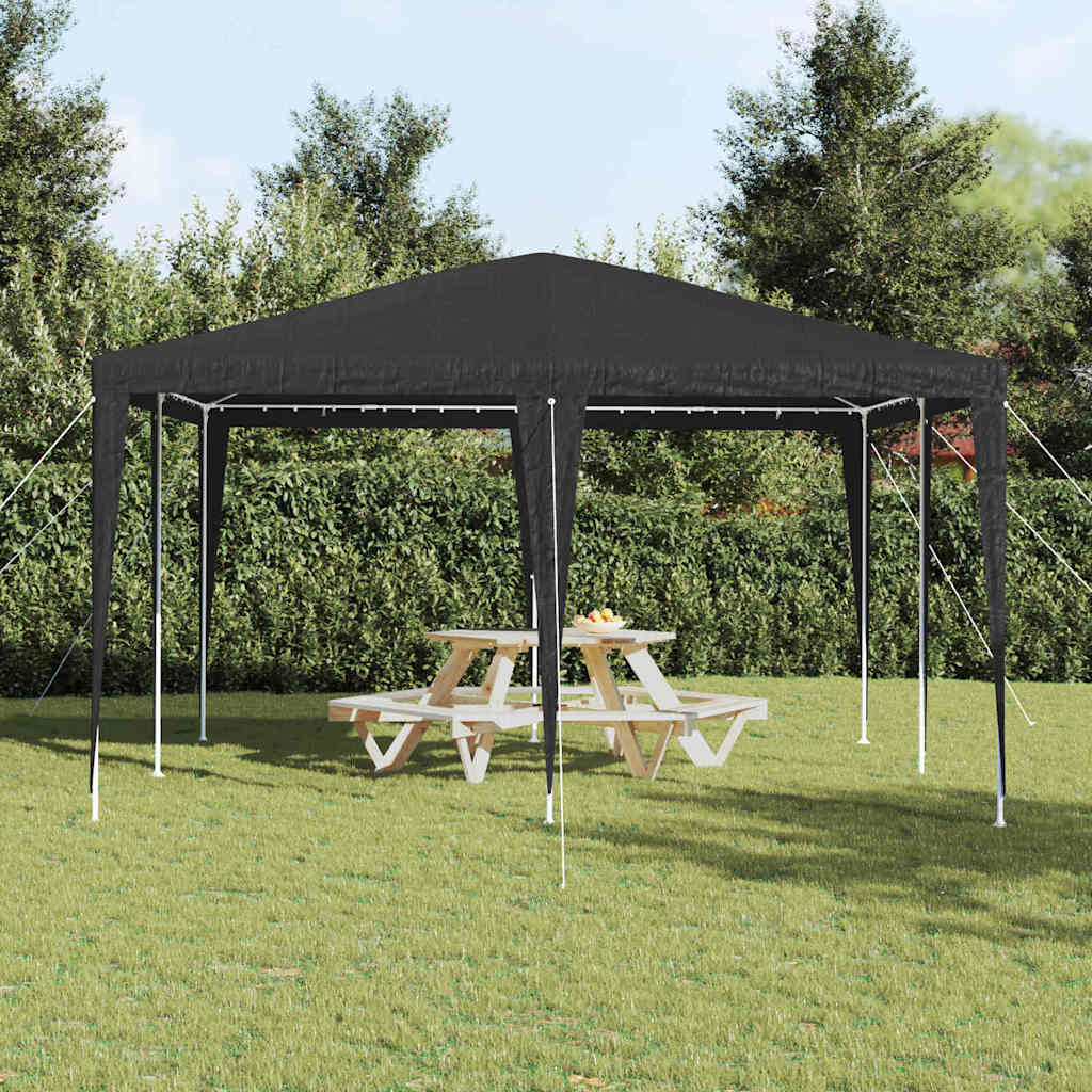 Tenda Party Antracite 400 x 400 x 266 cm Polietilene e Acciaio | homemem39