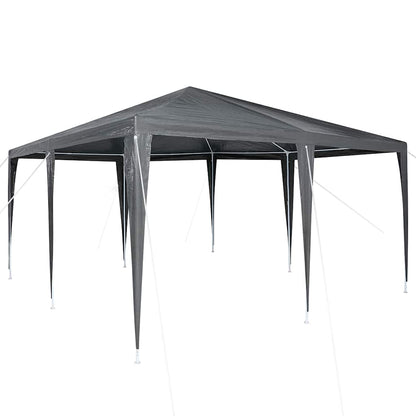 Tenda Party Antracite 400 x 400 x 266 cm Polietilene e Acciaio