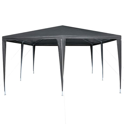 Tenda Party Antracite 400 x 400 x 266 cm Polietilene e Acciaio | homemem39
