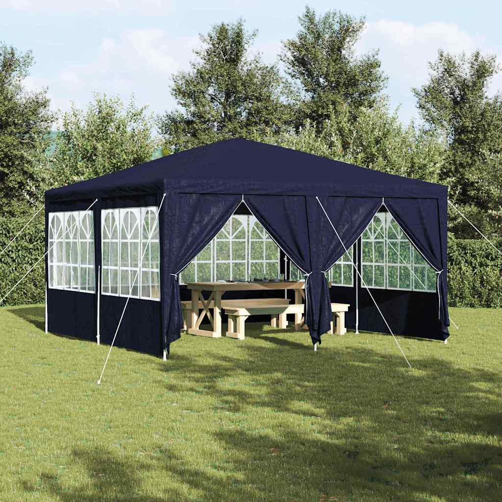 Tenda Party Blu 400 x 400 x 266 cm Polietilene | homemem39