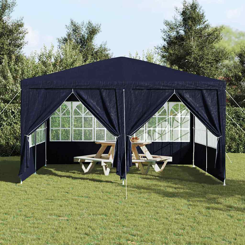 Tenda Party Blu 400 x 400 x 266 cm Polietilene | homemem39