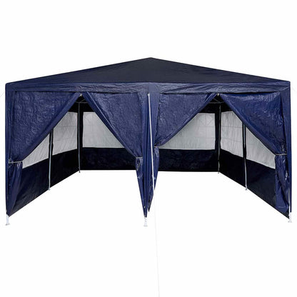 Tenda Party Blu 400 x 400 x 266 cm Polietilene | homemem39