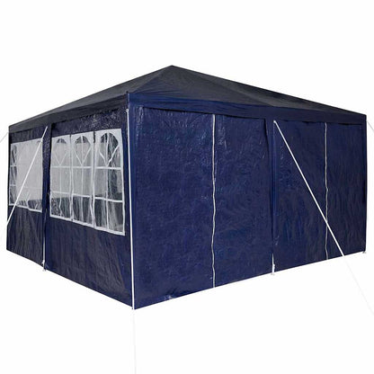 Tenda Party Blu 400 x 400 x 266 cm Polietilene | homemem39