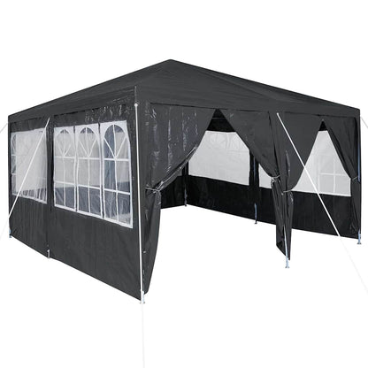 Tenda Party Antracite 400 x 400 x 266 cm Polietilene | homemem39
