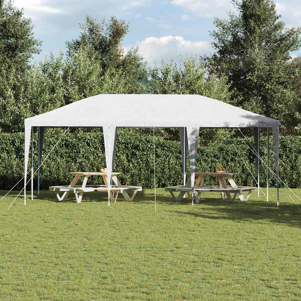 Tenda Party Bianco 600 x 400 x 266 cm Polietilene e Acciaio | homemem39