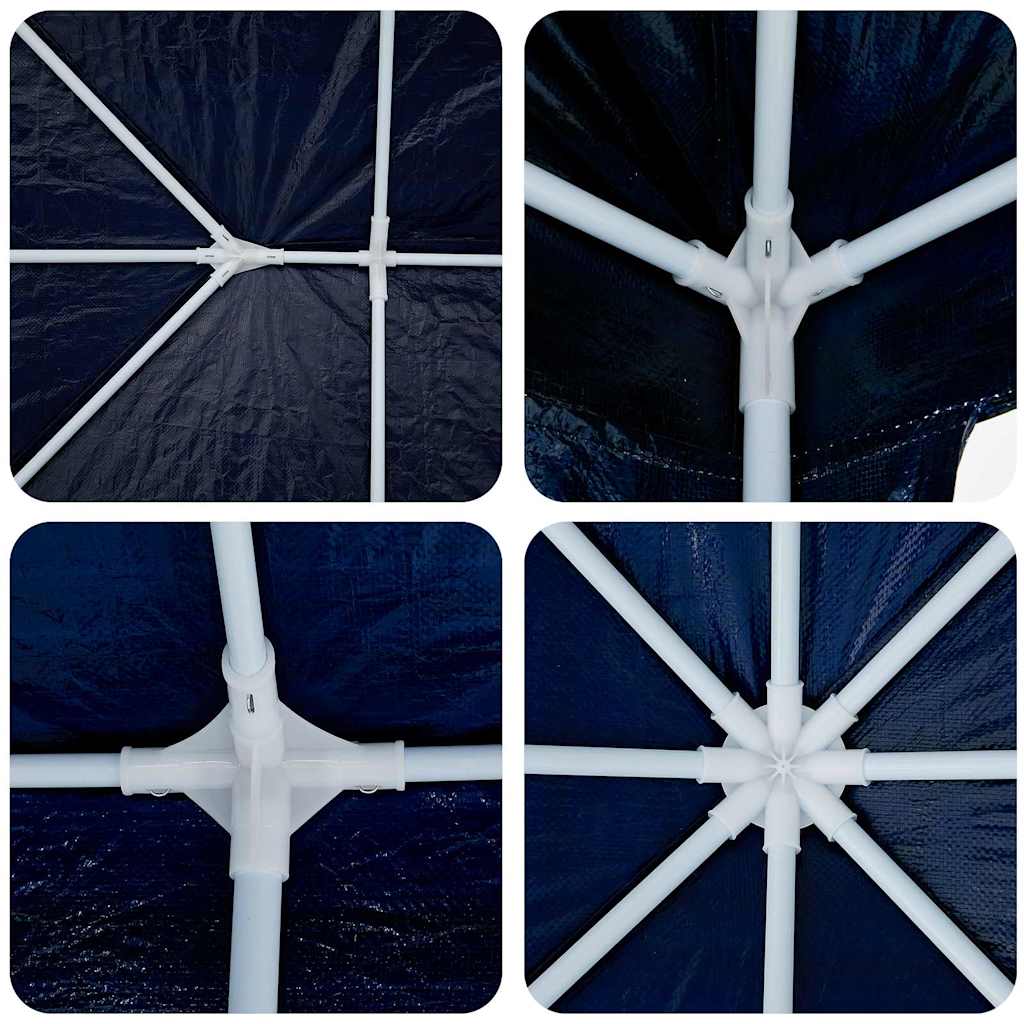 Tenda Party Blu 600 x 400 x 266 cm Polietilene e Acciaio | homemem39