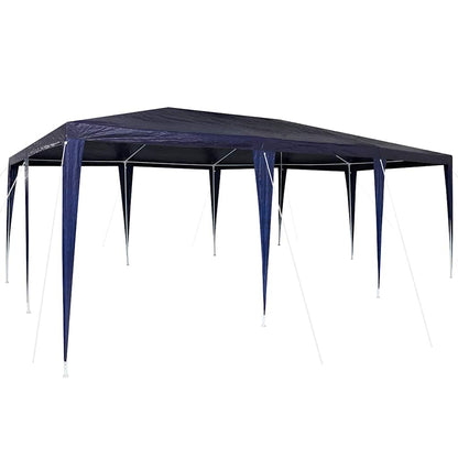 Tenda Party Blu 600 x 400 x 266 cm Polietilene e Acciaio