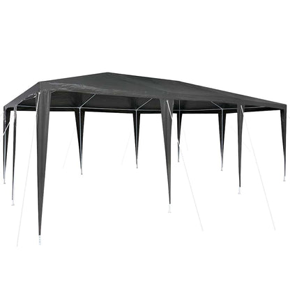 Tenda Party Antracite 600 x 400 x 266 cm Polietilene e Acciaio