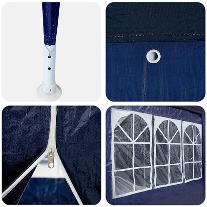 Tenda Party Blu 600 x 400 x 266 cm Polietilene