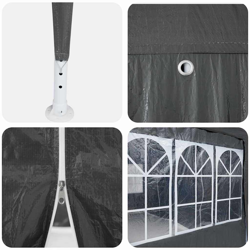 Tenda Party Antracite 600 x 400 x 266 cm Polietilene | homemem39
