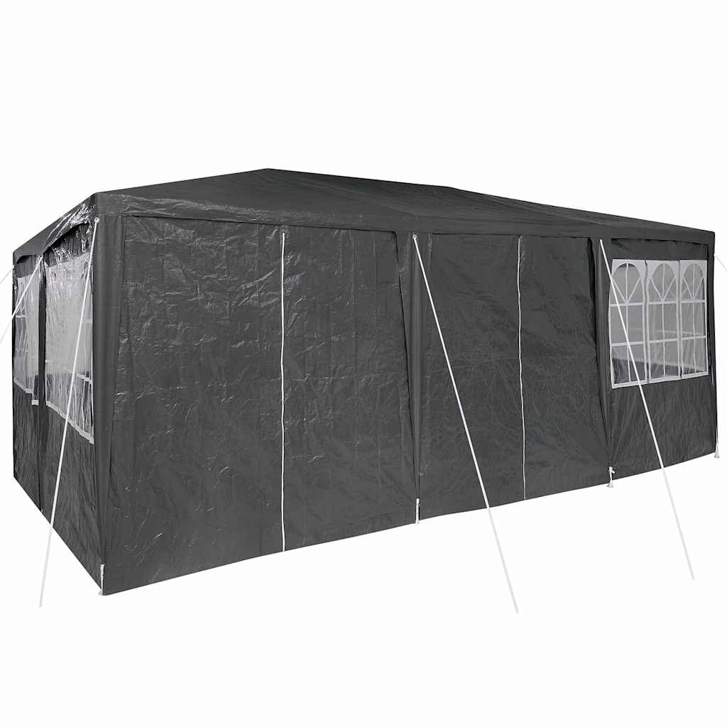 Tenda Party Antracite 600 x 400 x 266 cm Polietilene | homemem39