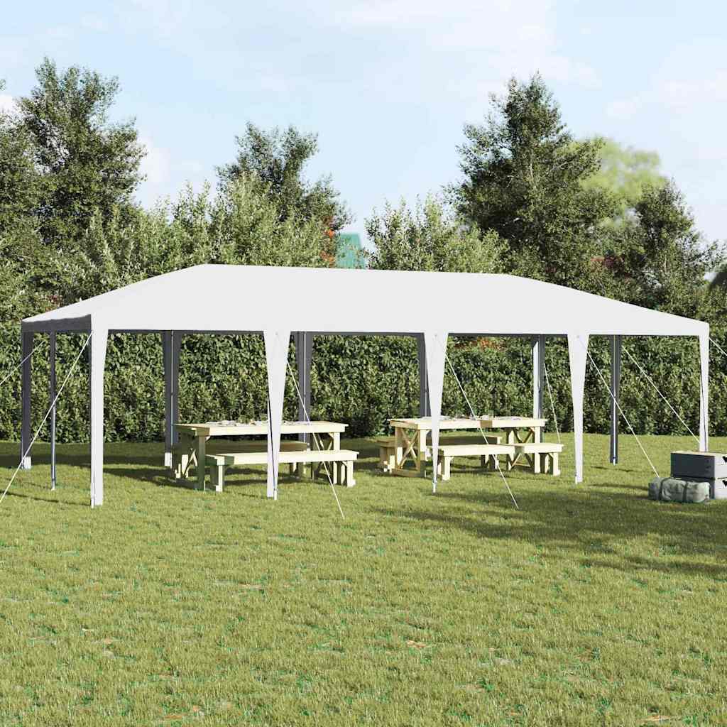Tenda Party Bianco 800 x 400 x 266 cm Polietilene e Acciaio | homemem39