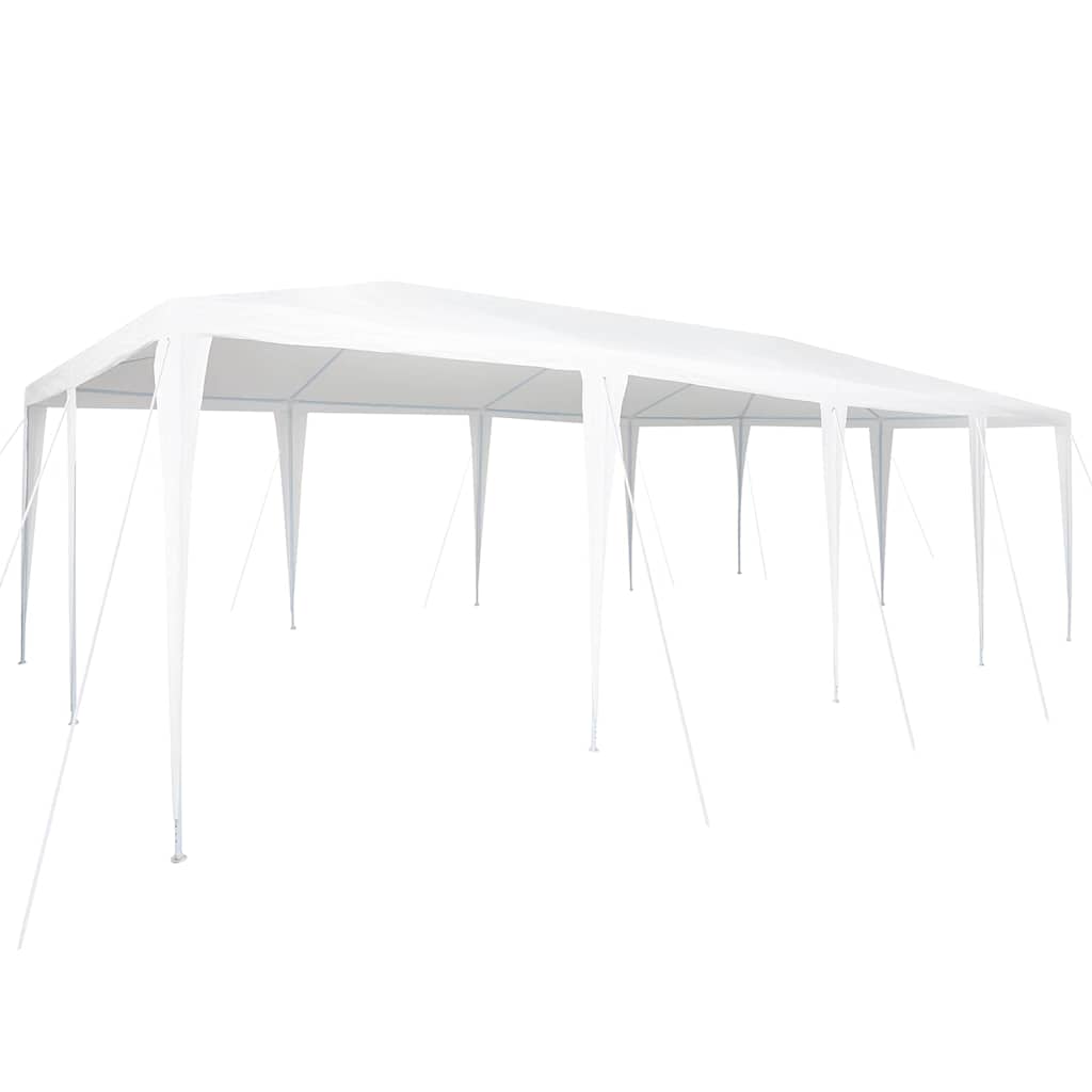 Tenda Party Bianco 800 x 400 x 266 cm Polietilene e Acciaio | homemem39