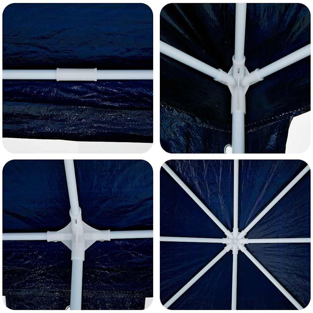 Tenda Party Blu 800 x 400 x 266 cm Polietilene e Acciaio | homemem39