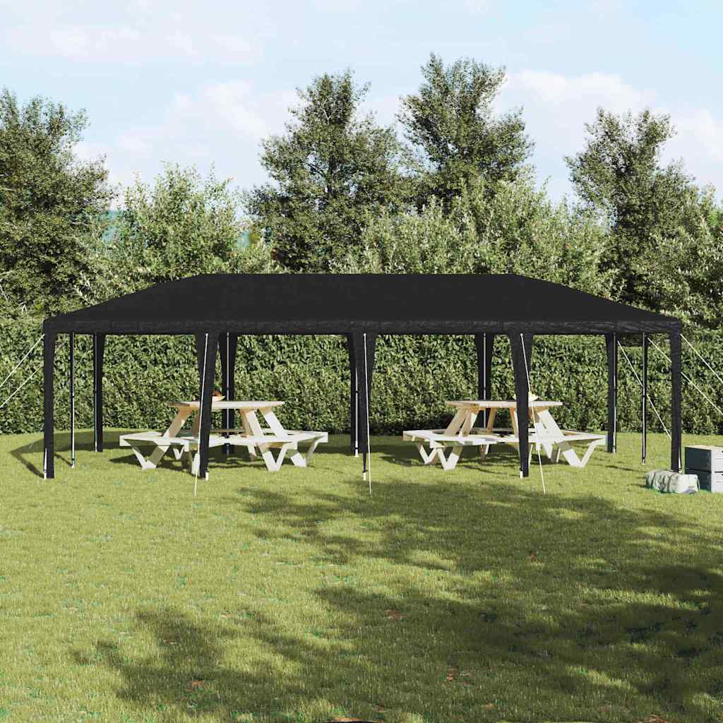 Tenda Party Antracite 800 x 400 x 266 cm Polietilene e Acciaio | homemem39