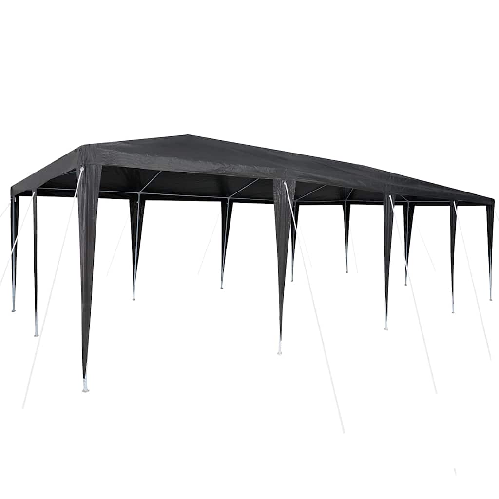 Tenda Party Antracite 800 x 400 x 266 cm Polietilene e Acciaio | homemem39