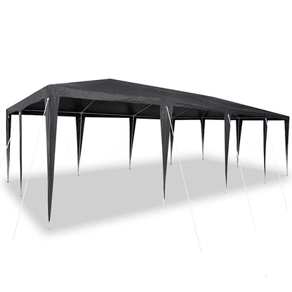 Tenda Party Antracite 800 x 400 x 266 cm Polietilene e Acciaio