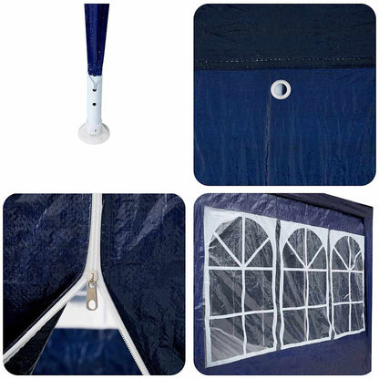 Tenda Party Blu 800 x 400 x 266 cm Polietilene | homemem39