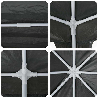 Tenda Party Antracite 800 x 400 x 266 cm Polietilene | homemem39