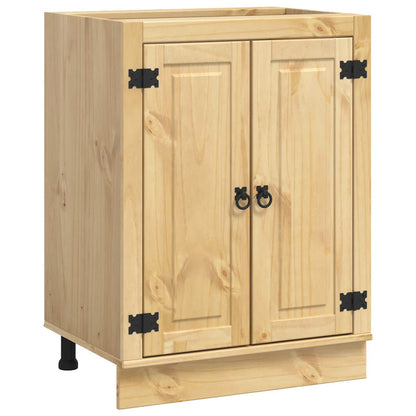 Armadietto SKI Marrone Miele 60 x 46 x 81,5 cm Pino massello | homemem39
