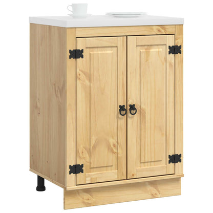 Armadietto SKI Marrone Miele 60 x 46 x 81,5 cm Pino massello | homemem39