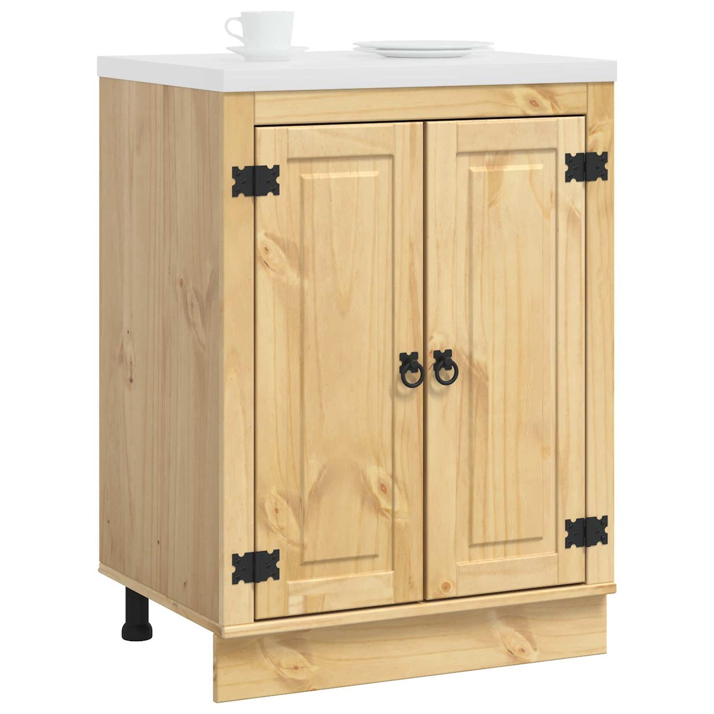 Armadietto SKI Marrone Miele 60 x 46 x 81,5 cm Pino massello