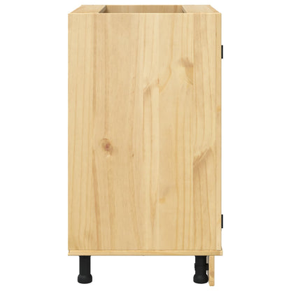 Armadietto SKI Marrone Miele 60 x 46 x 81,5 cm Pino massello | homemem39