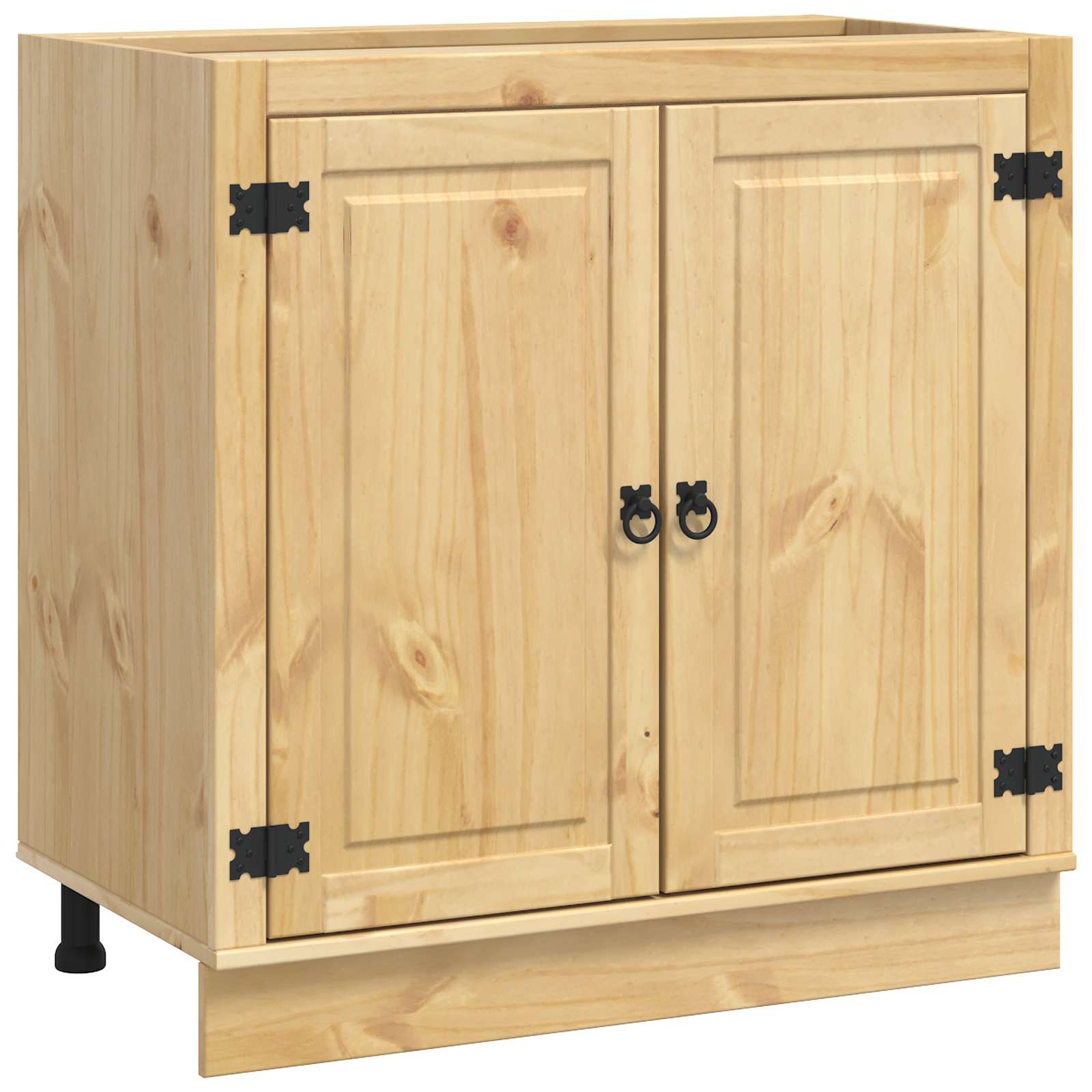 Armadietto SKI Marrone Miele 80 x 46 x 81,5 cm Pino massello | homemem39