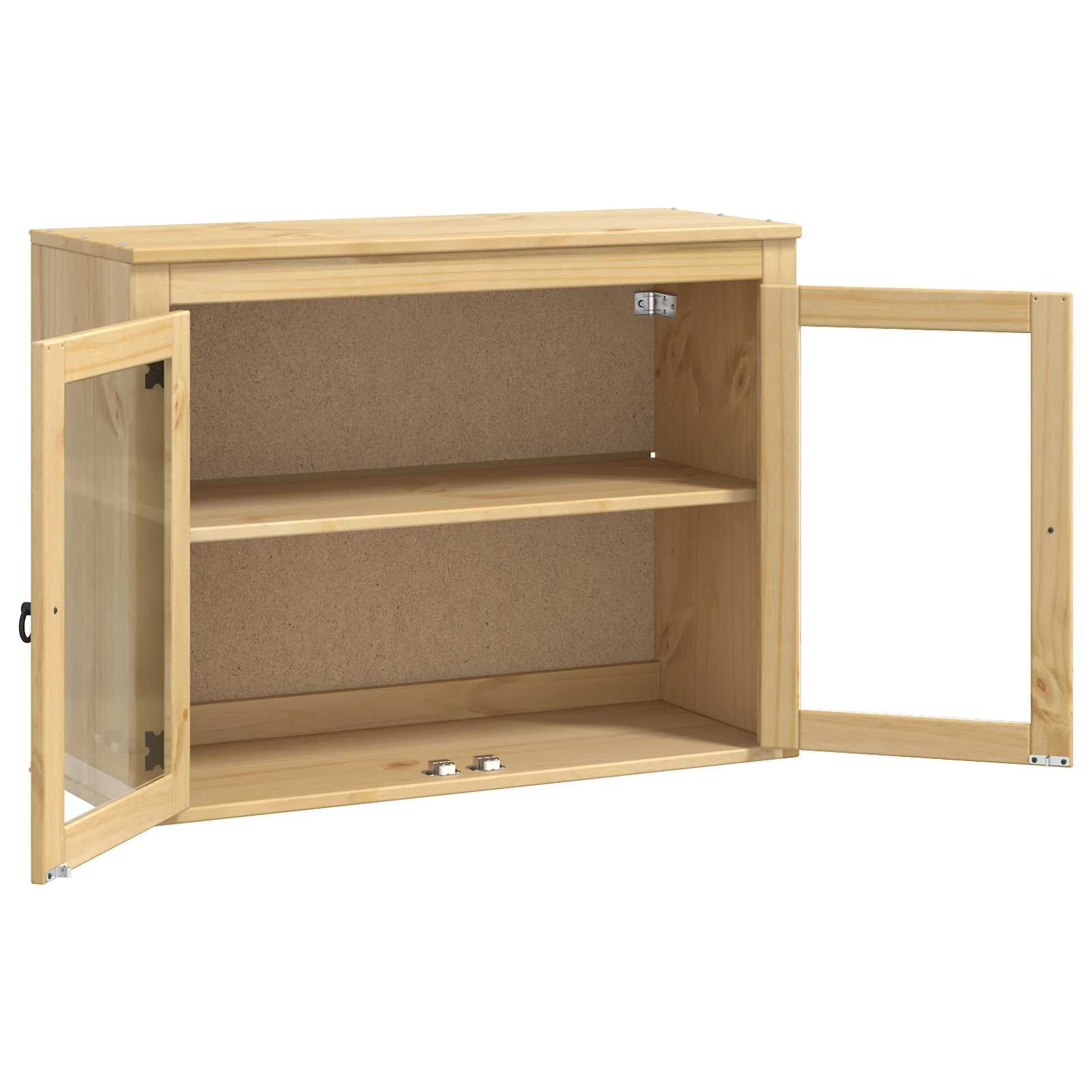 Armadietto SKI Marrone Miele 80 x 32 x 60 cm Pino massello | homemem39