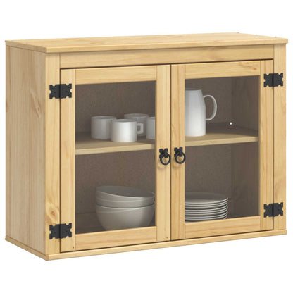 Armadietto SKI Marrone Miele 80 x 32 x 60 cm Pino massello | homemem39