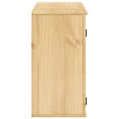 Armadietto SKI Marrone Miele 80 x 32 x 60 cm Pino massello