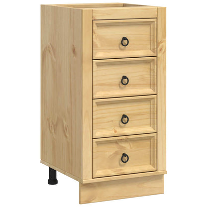 Armadietto SKI Marrone Miele 40 x 46 x 81 cm Pino massello | homemem39
