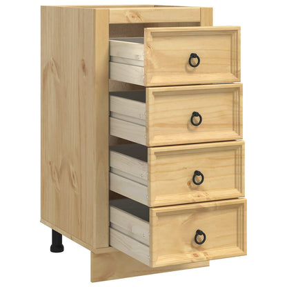 Armadietto SKI Marrone Miele 40 x 46 x 81 cm Pino massello | homemem39