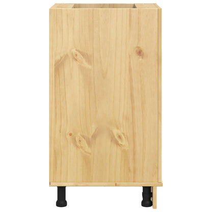 Armadietto SKI Marrone Miele 40 x 46 x 81 cm Pino massello | homemem39