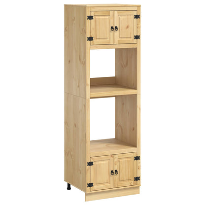 Armadietto SKI Marrone Miele 66 x 58 x 207 cm Pino massello | homemem39
