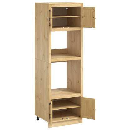Armadietto SKI Marrone Miele 66 x 58 x 207 cm Pino massello | homemem39
