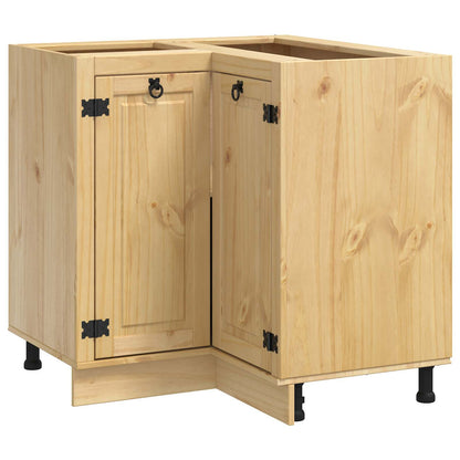 Armadietto SKI Marrone Miele 80 x 80 x 81 cm Pino massello | homemem39
