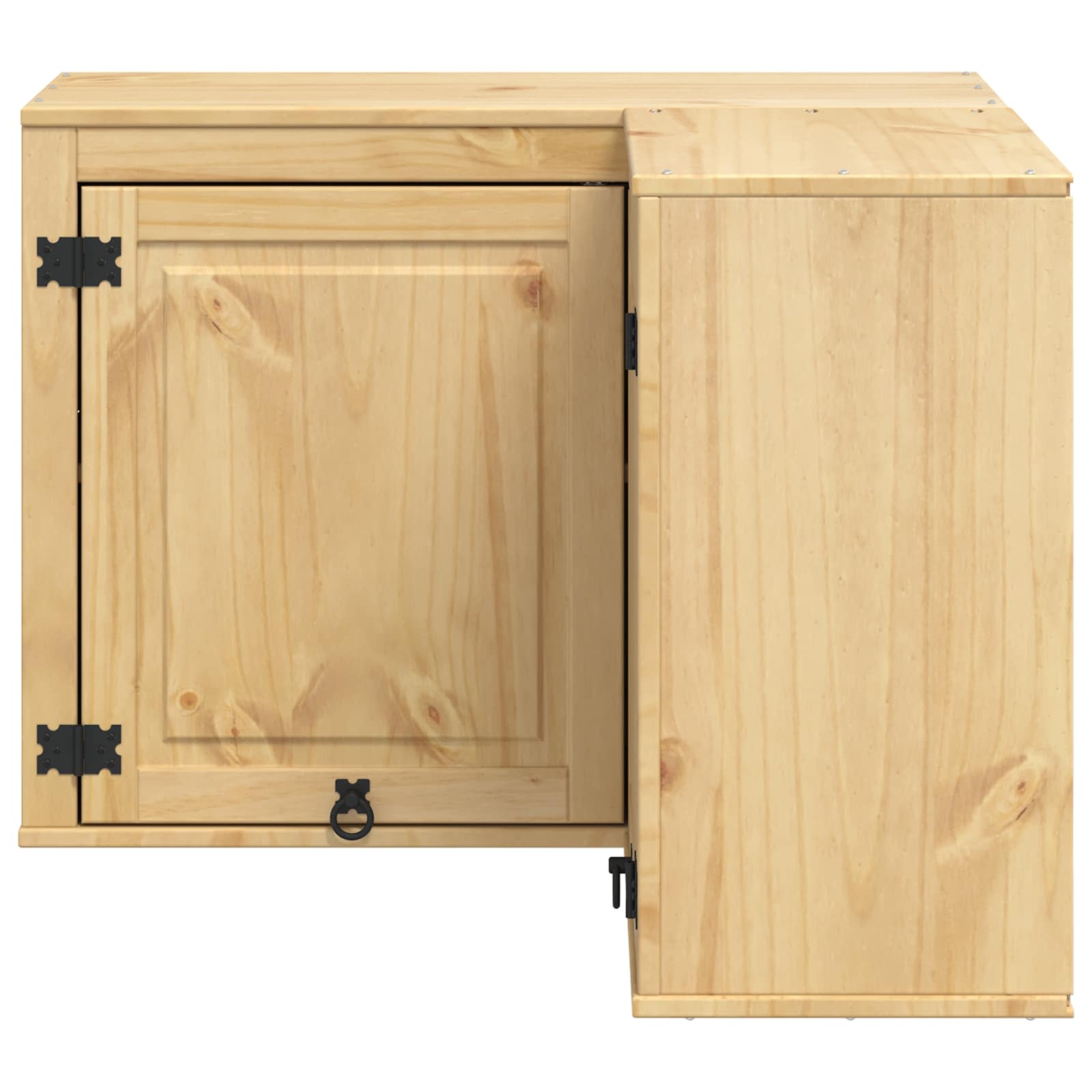 Armadietto SKI Marrone Miele 80 x 80 x 60 cm Pino massello | homemem39