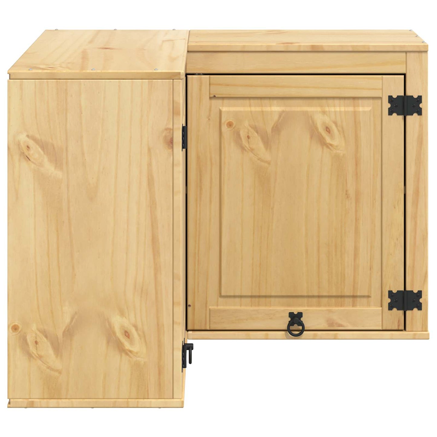 Armadietto SKI Marrone Miele 80 x 80 x 60 cm Pino massello | homemem39