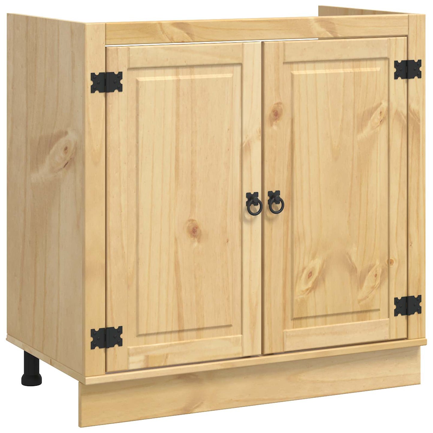 Armadietto SKI Marrone Miele 80 x 46 x 81 cm Pino massello