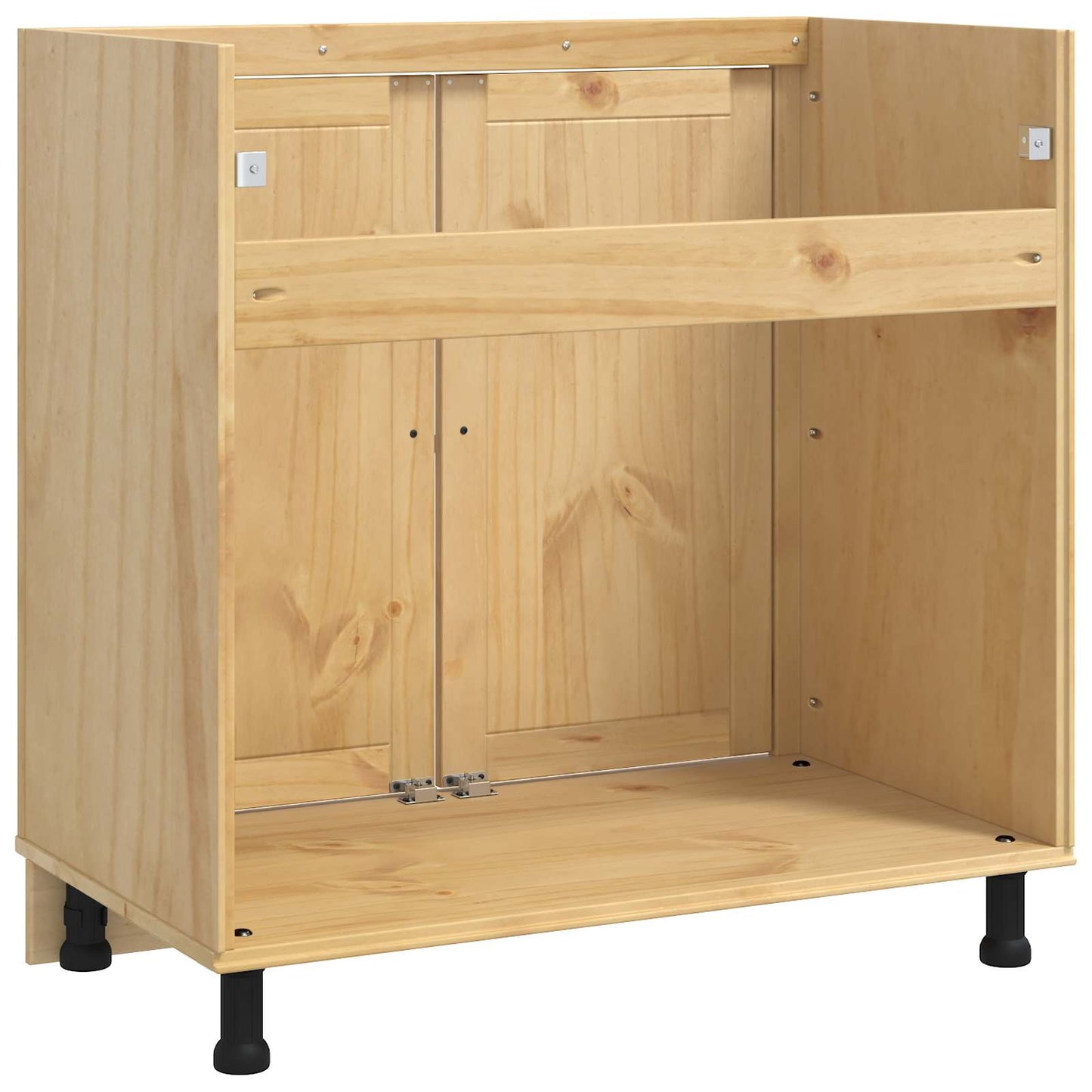 Armadietto SKI Marrone Miele 80 x 46 x 81 cm Pino massello | homemem39