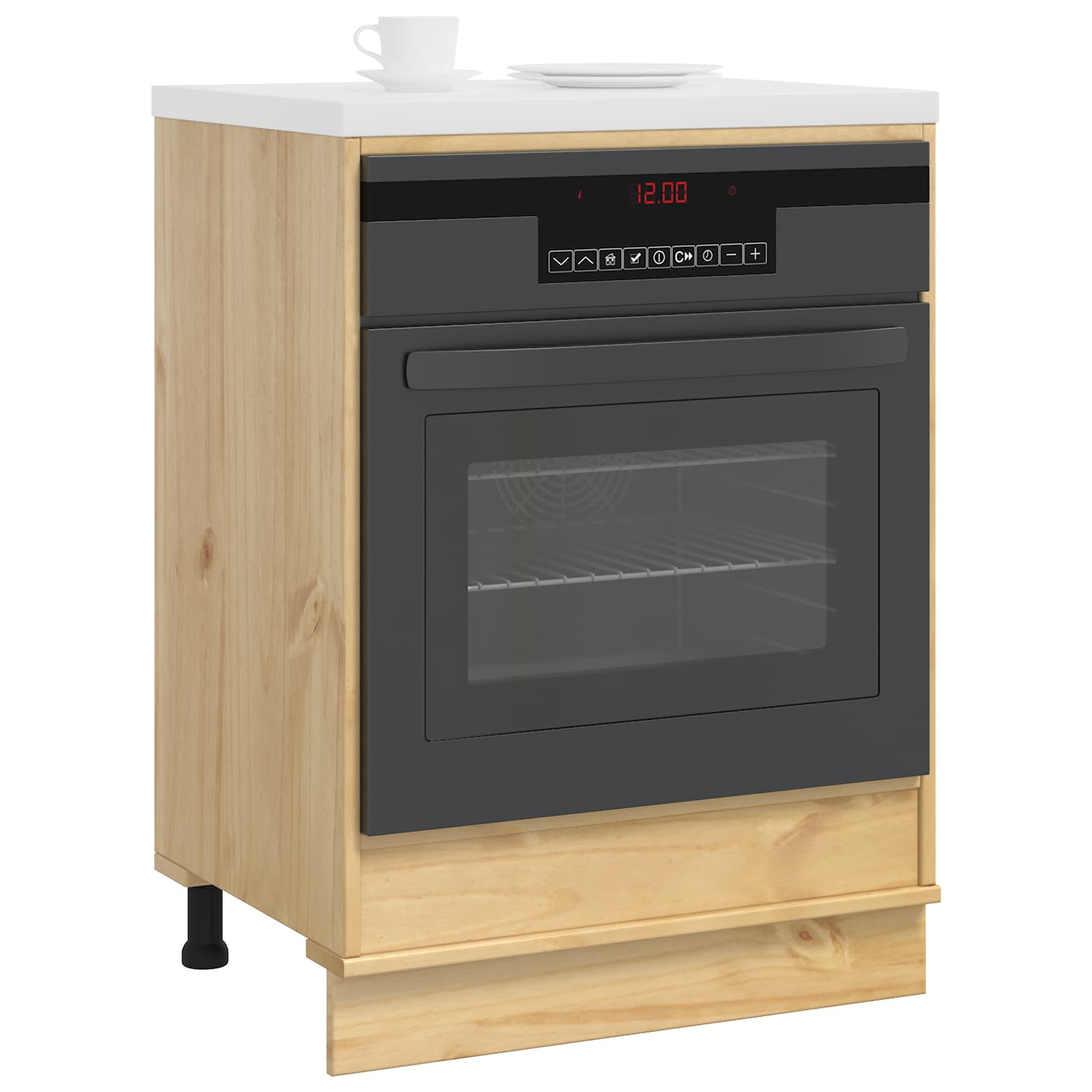 Armadietto SKI Marrone Miele 60 x 46 x 81 cm Pino massello | homemem39