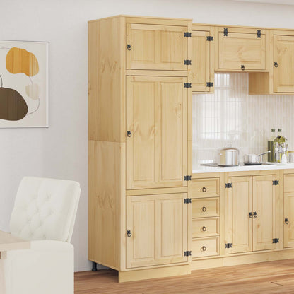 Armadietto SKI Marrone Miele 66 x 58 x 207 cm Pino massello | homemem39