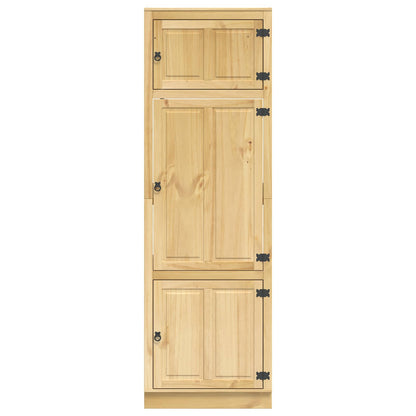 Armadietto SKI Marrone Miele 66 x 58 x 207 cm Pino massello | homemem39