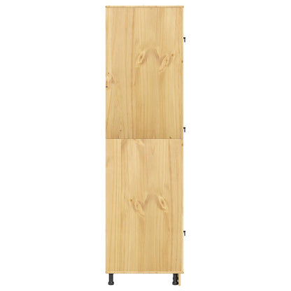 Armadietto SKI Marrone Miele 66 x 58 x 207 cm Pino massello