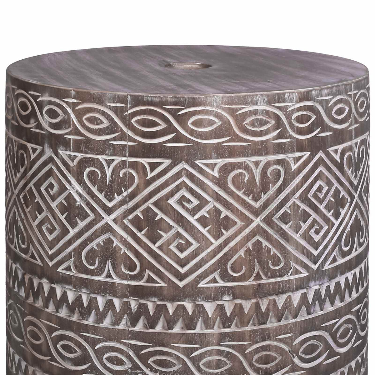 Base per ombrellone 23 kg Bianco lavato Legno Massello