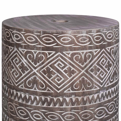 Base per ombrellone 23 kg Bianco lavato Legno Massello