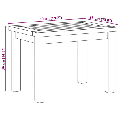 Tavolino da salotto Marrone 50 x 35 x 36 cm | homemem39