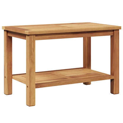 Tavolino da salotto con archiviazione Marrone 70 x 40 x 45 cm